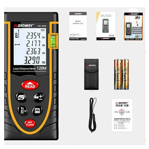 Máy Đo Khoảng Cách 120m Sndway SW-M120 tia đỏ